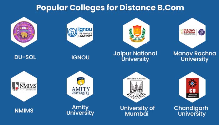 Popular Colleges for Distance B.Com 