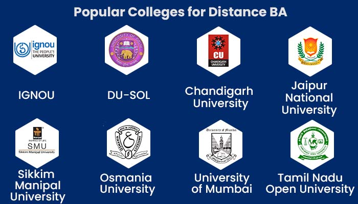 Popular Colleges for Distance BA