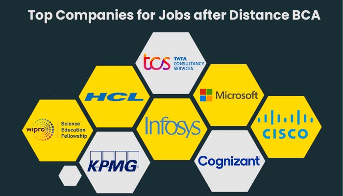 Top Companies for Jobs after Distance BCA