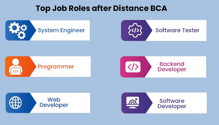 Top Job Roles after Distance BCA