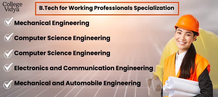 Btech work Specialization