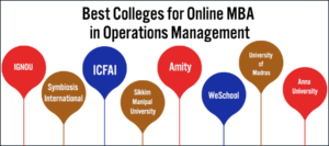 Best Colleges for Online/Distance MBA in Operations Management