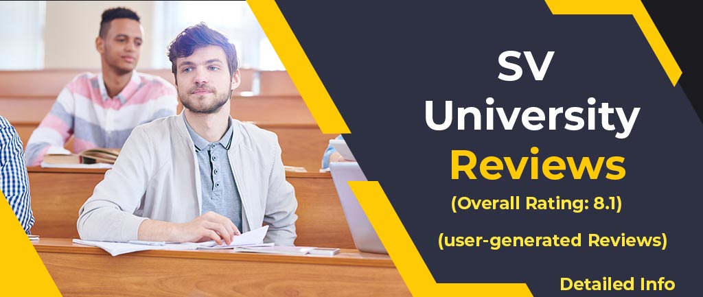SV University Reviews (Overall Rating: 8.1) (user-generated Reviews)