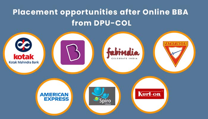 Professional and Placement after completion of Online BBA from DPU-COL