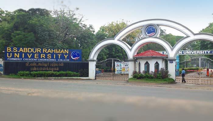 B.S Abdur Rahman Institute of Science and Technology