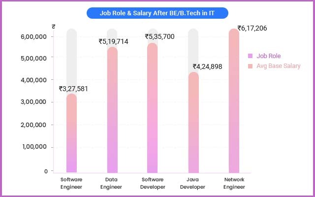 Job roles after BE/B.Tech in Information Technology