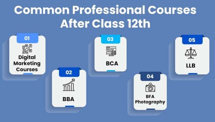 Common Professional Courses After Class 12th