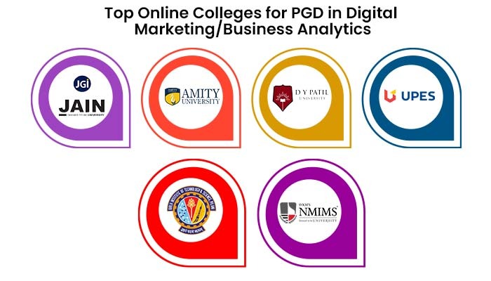 Top Online Colleges for PGD in Digital