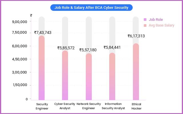 job roles after BCA in Cyber Security