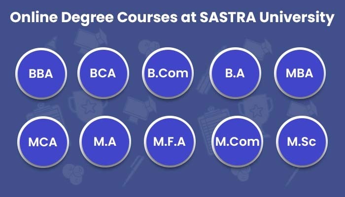 Online Degree Courses at SASTRA University