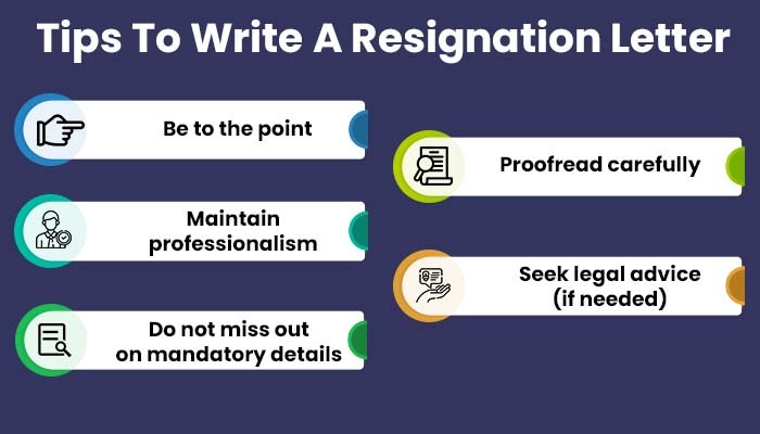 Tips Resignation Letter