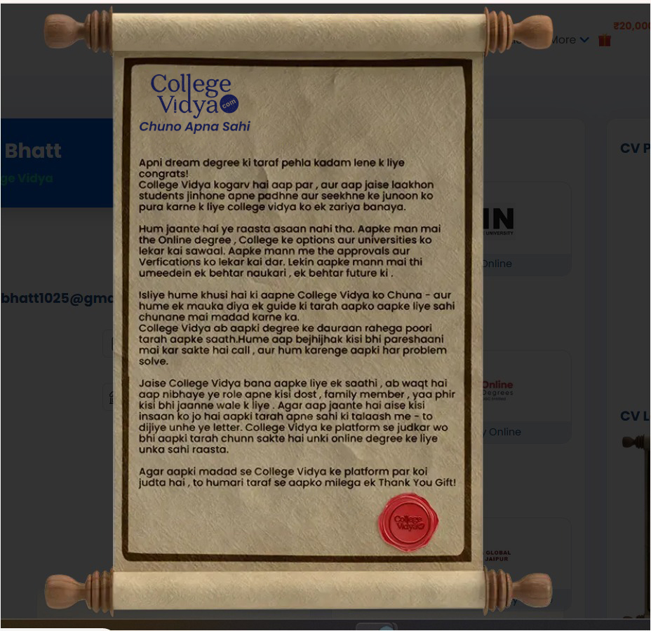 CV Letter