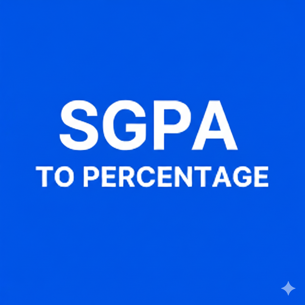 SGPA to Percentage Calculator
