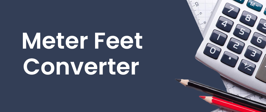 Feet per outlet meter conversion